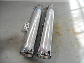 4410013 Cobra 2021 Hd M8 Softail Standard Fxst Neighbor Haters Mufflers Set Used
