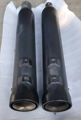 6085rb Cobra Neighbor Haters Slip-on Mufflers Black M8 Harley Davidson Touring