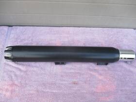 6521b Cobra Slip On Muffler Exhaust Black #6521b 18-21 Harley Davidson Sport Glide