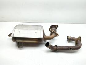 18100-115-0000 Coleman 20 Outfitter 400 Ut400 Muffler And Header Pipe Exhaust Silencer