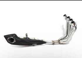 Cs-kaw-z900-17onf Cs Racing 2017-2025 Kawasaki Z900 Full Exhaust With Header And Baffle