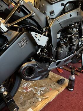 Cs-kaw-zx6r-24on Cs Racing 2024-on Kawasaki Zx-6r Ninja 636 Slip-on Exhaust