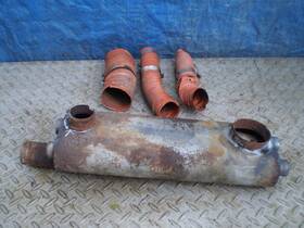 886027 Cushman Turf-truckster Haulster Exhaust Manifold Heat Exchanger 18-22hp #886027
