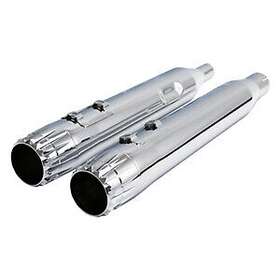 17008018 Custom Chrome Dagger Std Muffler Set Fit Harley Touring Model Electra Road King 2017-22