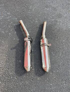 Delkevic 843789146718 Honda Cbr1100xx Slip On Exhaust