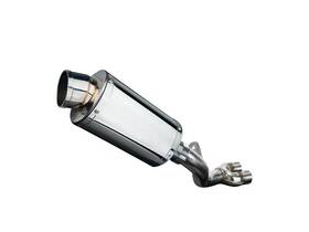 Delkevic 843789147470 Honda Cb1000r Neo 2018-2019 Slip On 9 Inch Oval Stainless Exhaust Muffler