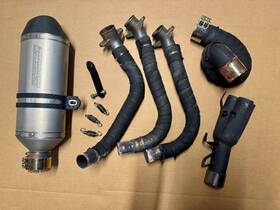 Com10fm Delkevic 10 Inch X-oval Titanium Full Exhaust For Triumph Street Triple R Rs 765