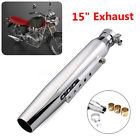 Dnm816223 Matcc Universal Motorcycle Tapered Exhaust Pipe For Cafe 6091693239994
