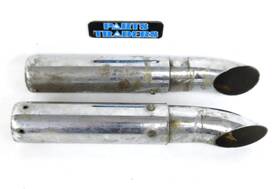 200912 Drag Specialties Vintage Exhaust Muffler Extensions/tips Gold Wing Gl1000/gl1100