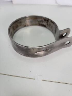 Ds203111 Drag Specialties Harley Davidson Chrome 3-1/2 Inch Muffler Clamp Fl Models 1978-1984