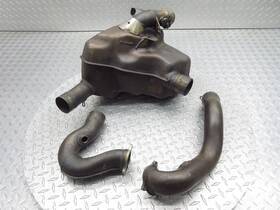 57014191b Ducati 2016 15-17 Multistrada 1200 Exhaust Chamber Collector Mid Middle Pipe Oem
