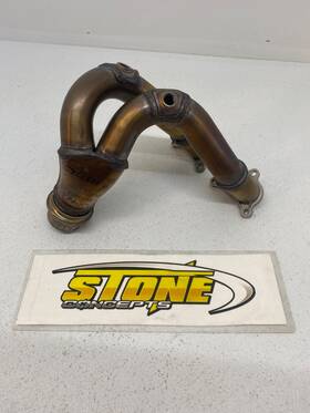 57115221a Ducati Diavel V4 Standard 2023 2024 Exhaust Pipe Manifold Vertical