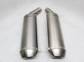 573.1.111.2a Ducati 1098 1098r 1198 848 Exhaust Pipe Muffler Akrapovic Titanium Twin Silencer