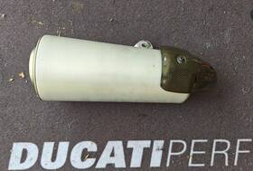 57313031a Ducati 2009 1100 Monster Oem Right Muffler Exhaust Slip On Pipe Carbon Shield