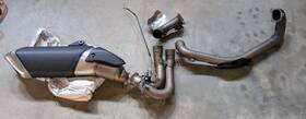 57314091a Ducati Hypermotard 939 Oem Complete Exhaust System 2016 2017 2018 Sp