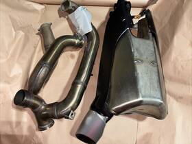 57316041aa Ducati Panigale V2 2025 New Take Off Full Stock Exhaust Muffler S Slip On