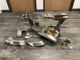 57414341a Ducati 2018-2023 Panigale V4 V4s Oem Muffler Exhaust Head Pipes Manifolds #1