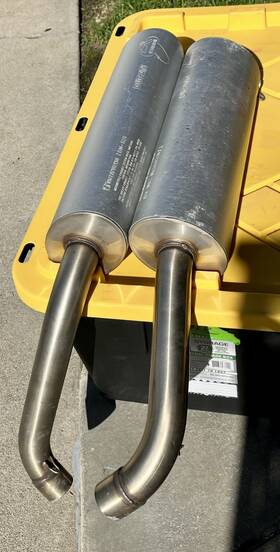 Zdm-a20 Ducati 89/235 0121 00 A20 B20 916 / 996 Exhaust Silencers Pair Zdm-b20