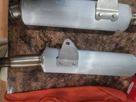C667.235 Ducati Oem Exhaust Mufflers Right And Left Zdm-a13 Zdm-b13