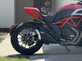 Zd117sso-bfc Ducati Zard Slip-on Muffler - Diavel