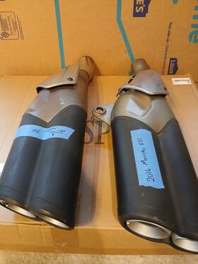 Zdm-a112 Ducati 2016 Monster 821 Muffler Oem Silencer 15 16 17