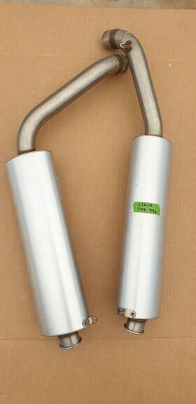 Zdm-a14 Ducati Stock 748 916 996 Left/right Exhaust Pipe Muffler Set
