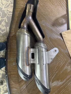 Zdm-a196 Ducati Used Monster 937 Plus Oem Exhaust Muffler Silencer Assembly