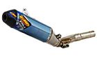 044429 Factory 14-15 Yz250f Anodized 4.1 44429 Blue Fmf Carbon Rct Slip- Cap
