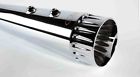 Flh012-7 Cary Faas Racing Cfr Chrome Double Fluted Megaphone Tapered Mufflers