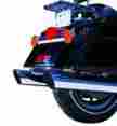 Flhtcuse5 M-123 Samson Silver Bullet Turn Down Slip-on Mufflers 29 Harley Blk 2010