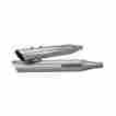 Flhtcuse6 550-0182 S Cycle Slashdown Race Tour Slip-ons 4 Chrome Harley Cvo 11