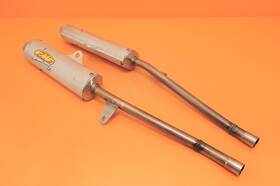 020360 Fmf 1987-2006 Banshee Yfz350 Turbine Core 2 Tail Pipe Dual Silencer Exhaust Slip