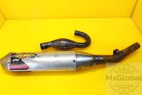 045590-fmf3 Fmf 06 Kx250f Q4 Muffler And Power Bomb Head Pipe Complete