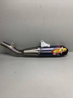 842804 Fmf Factory 4.1 Slip-on Exhaust Pipe Gun Metal Honda Crf450r 2021-2026