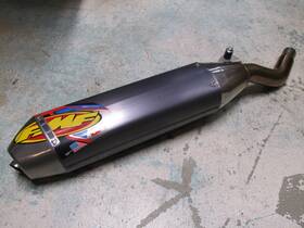 042388 Fmf Racing Used Q4 Slip-on S/a Muffler Silencer 2020-2025 Kawasaki Klx 300 R