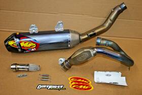 045673 Fmf Racing Factory 4.1 Ti Exhaust Pipe Muffler Head Ktm 450 Sxf 23-25 Xcf Fe Fx