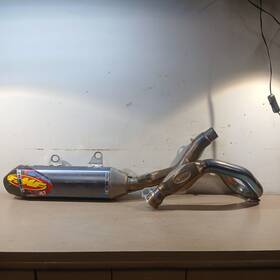 Fmf Racing 1820-1958 045654 Factory 4.1 Full Exhaust System Blue Pipe 2023 Ktm 450 Xcf-w Xcfw