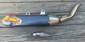 A49005981004 Fmf Racing Q4 S/a Silencer Muffler 23 Husqvarna Fe Fx Ktm Xcw-f Xc 24-25 Ec Ex 350 500