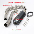 For Yamaha Motorcycle Full Exhaust System Front Pipe Muffler Kajimaoyi