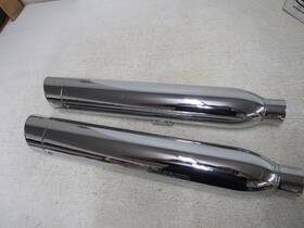 649000337 Freedom Performance Harley Davidson Fxs 1584/1668 Slip Ons Chrome Mufflers Oem Hd-130