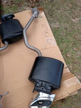 13624 Futura 23610/13624 Mufflers With Tailpipes And Tips In Good Condition. 1 Is 150/ Or 2/ 275