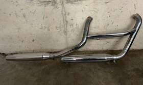 65699-86 Fxr 86-94 Harley Dyna Fxd Softail Stock Exhaust System Nice