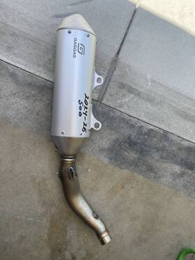 Gas Gas A59005182000 2024-26ew500 Exhaust Muffler Pipe Oem Spark Arrestor Es 350 500