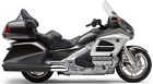Goldwing Gl1800 Cobra Black 6-2-6 Mufflers Honda Slip
