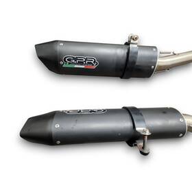 Gpr 12/2006/120 2008-2020 Suzuki Hayabusa Gsx1300r Furore Nero Dual Slip-on Exhaust Mufflers