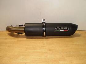 Gu.9.fune Gpr Furore Nero Slip-on Silencer 2007-2016 Moto Guzzi Norge 1200 2v And 4v