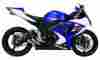 18-4018-723-02 Gsx-r1000 Jardine Gp-1 Slip-on Exhaust Steel Brushed For Suzuki 2007-2008