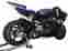 60801-2101 Gsxr600 Hotbodies Racing Megaphone Slip-on Exhaust Black For Suzuki 750 08-10