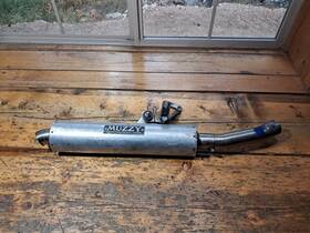 Gyt-32d93-20-ss Gytr Unkown Dirt Bike Exhaust Muffler And Foot Peg Os