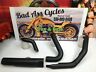 8631 H-d - Harley Davidson Oem Touring Exhaust Headers Pipe Heat Shields New